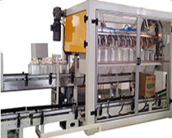 1升自動(dòng)潤(rùn)滑油開裝封箱包裝機(jī)