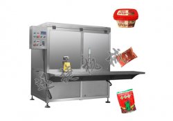 迅捷新款辣椒醬灌裝機一出手，好多機械廠家如